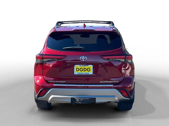 2021 toyota highlander platinum
