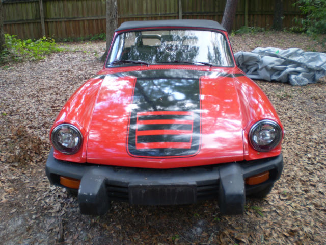 1980 triumph spitfire 1500 red