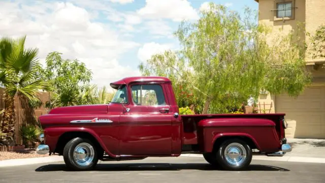 "no reserve" 5 day auction! 1958 chevrolet 3100 short bed step side cameo 1957