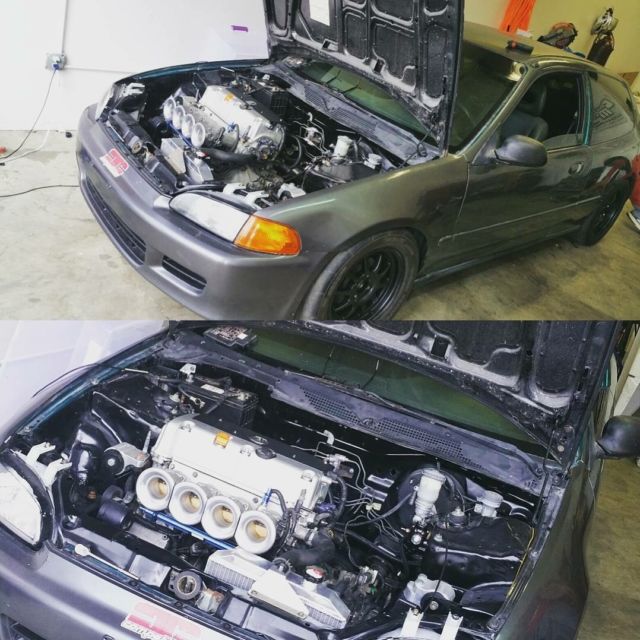 93 honda civic eg k swap