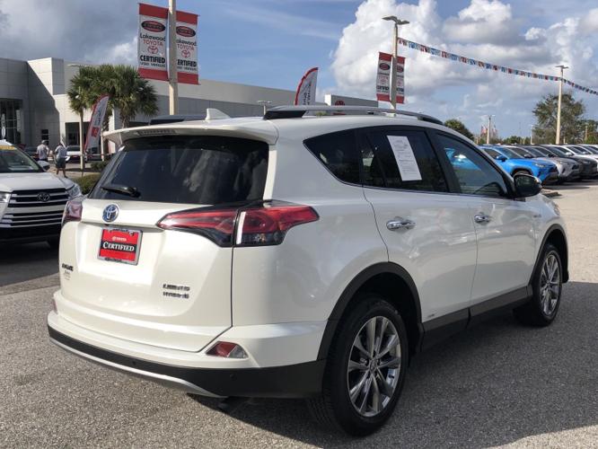 certified 2017 toyota rav4 awd limited hybrid bradenton, fl 34208 for sale in braden river, florida