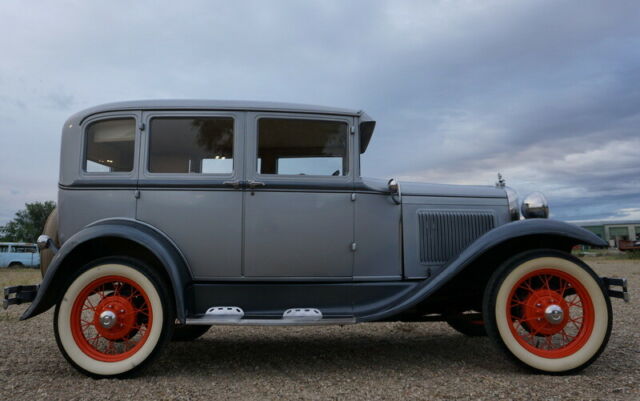 rare 1930 ford model a sedan, 6 window, true barn find