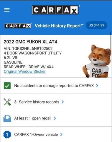 2022 gmc yukon xl at4
