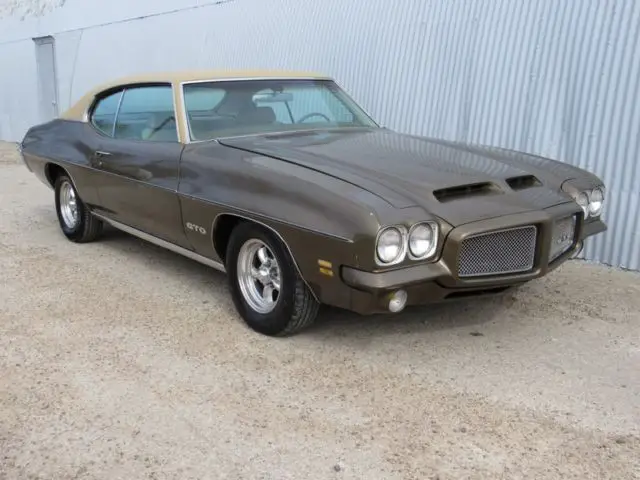 1971 pontiac gto survivor. # match 400, auto, ps, a/c window sticker,texas