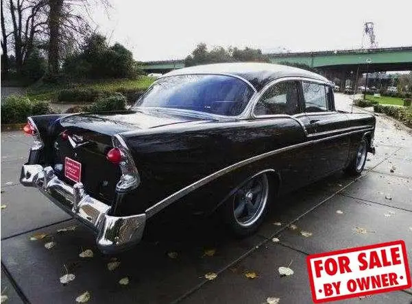 1956 chevrolet belair 454 v8 turbo 400 automatic rwd coys wheels power steering