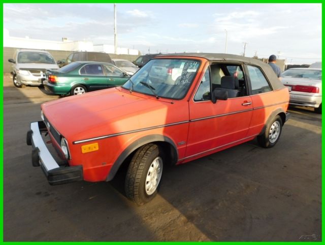 1984 volkswagen rabbit used 1.8l i4 8v no reserve