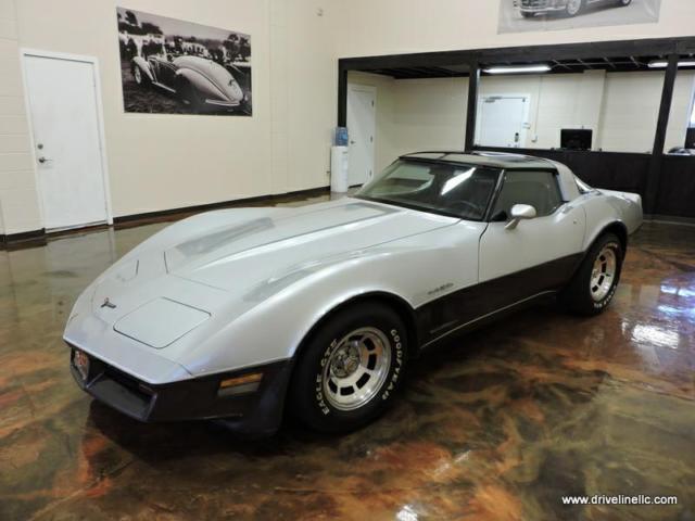 1982 chevrolet corvette 81,659 miles gray 5.7l automatic