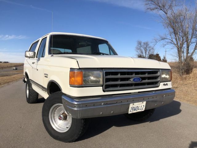 1990 ford bronco 149955 miles white suv 5.0 liter v8 automatic