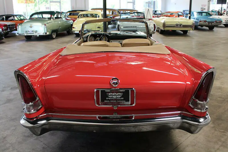 1957 chrysler 300c 72939 miles gauguin red convertible