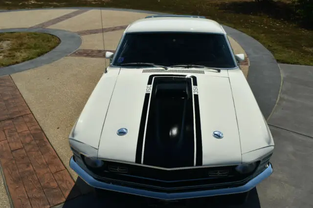 1970 ford mustang mach 1; m-code; 351/4-speed; docs; #'s match; ex. cond (video)
