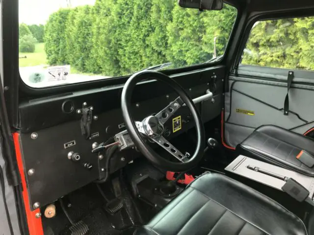 1975 amc jeep cj-5 with 258ci i-6 4x4 3-speed transmission with disc brakes