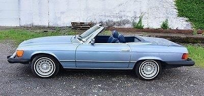 classic1979 ice blue 450 sl mercedes