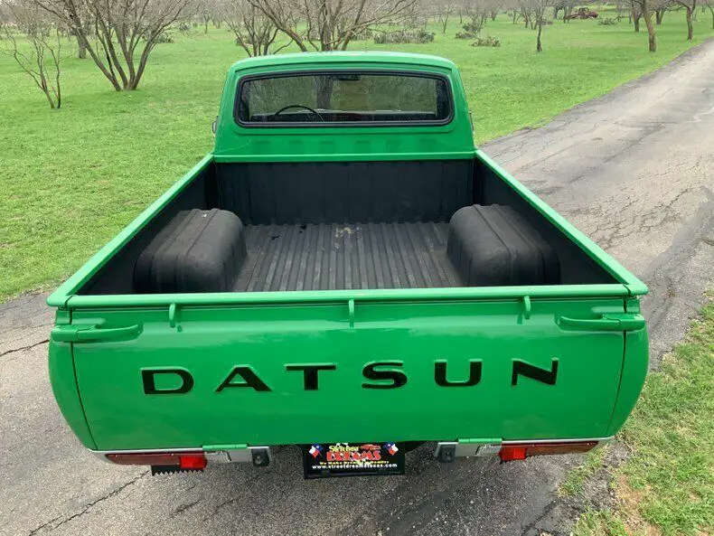 1974 datsun 620 nicely restored, great paint, solid 84648 miles kelly green pick