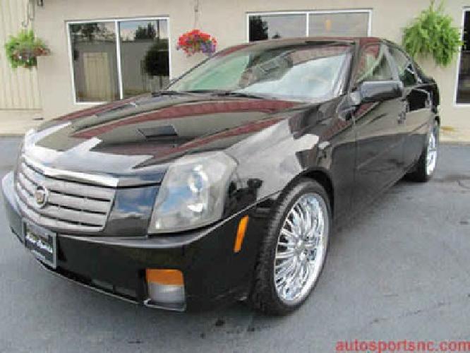2004 cadillac cts black (3.6l v6 with new 20in. chrome wheels & tires in kernersville, nc
