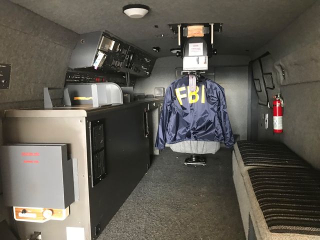 the simpsons fbi surveillance ford e series van real retired fbi van