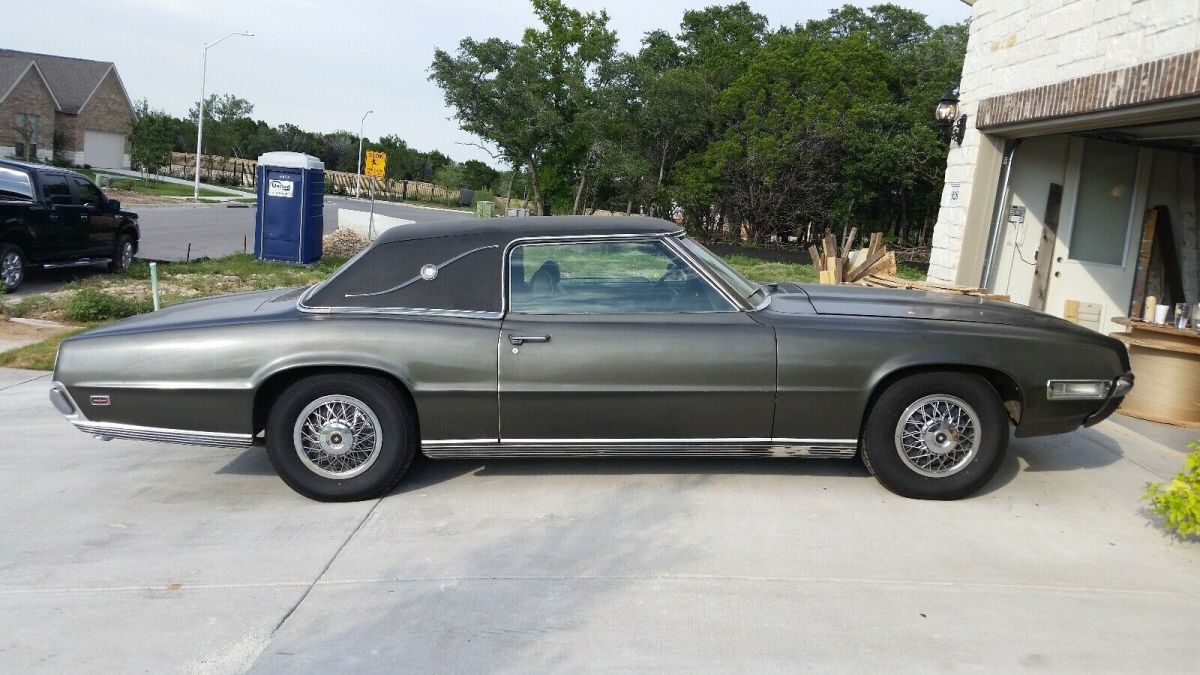 1969 ford thunderbird black rwd automatic landau