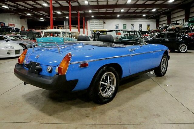 1979 mg b 66508 miles blue convertible 1.8l i4 4-speed manual