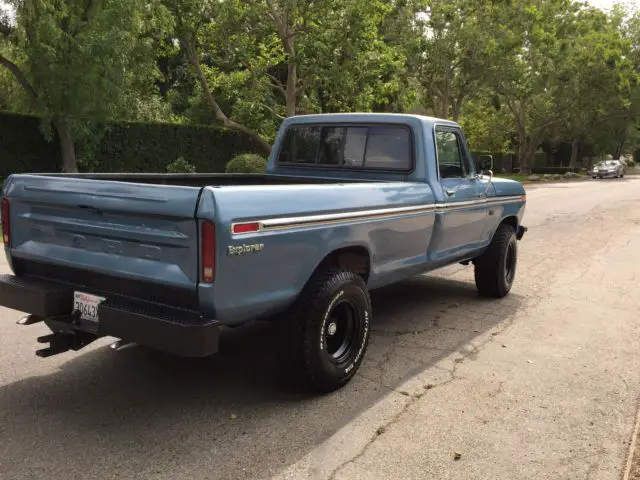 1976 ford f-150 4x4 custom standard cab pickup 2-door 5.9l 360 4speed manuel