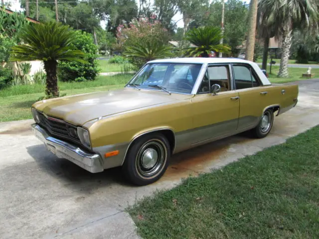 1973 plymouth valiant sedan 318 a/c, disc brakes, solid car drive home, florida