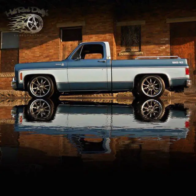 slammed silverado squarebody c10 chevy hot rat street rod patina pickup hotrod