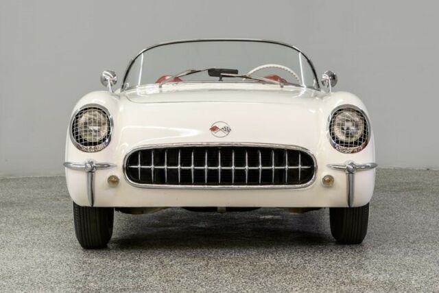 1953 chevrolet corvette tribute 2431 miles polo white roadster 350ci 3-spd auto