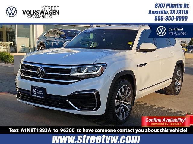 2022 volkswagen atlas 3.6 sel premium r-line