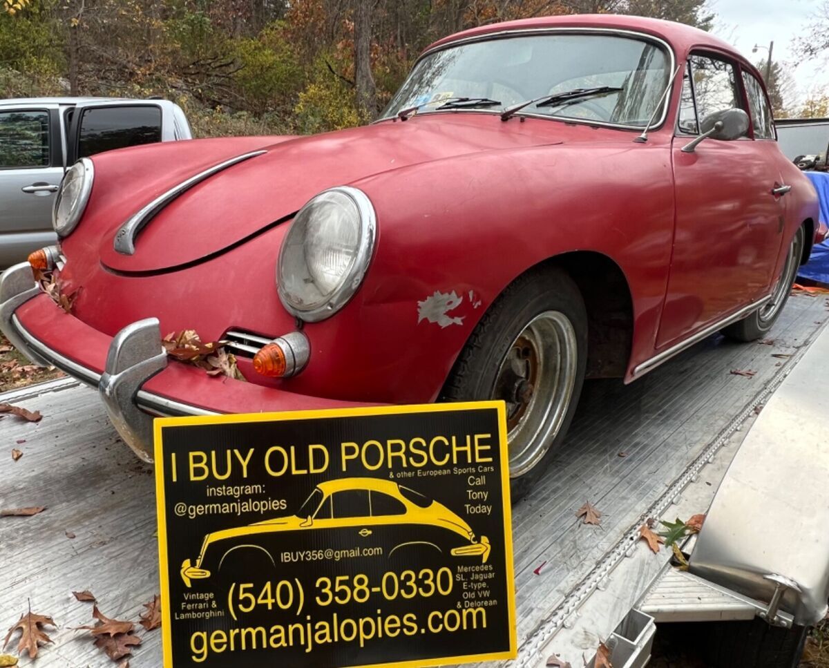 1961 porsche 356 karmann hardtop 1 family owned 1964-2023