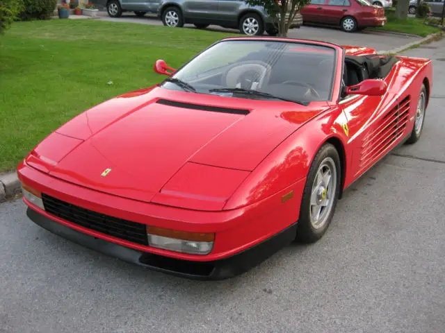 1988 ferrari testarossa spider convertible cabriolet