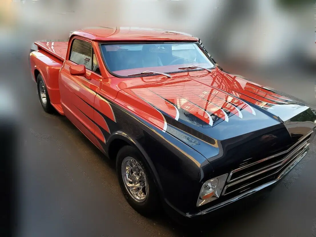 1970 chevrolet pickup c10 short bed red hot rods