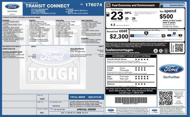2015 ford transit connect xlt