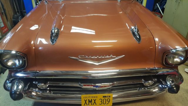 1957 bel air sport , restomod, magazine feature car, rust free ca. car since new