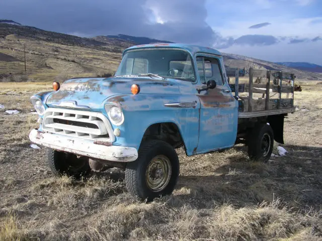 1957 chevy 3600 1-ton napco 4x4 survivor