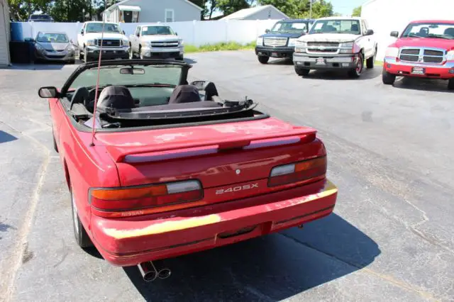 1993 nissan 240sx coupe convertible 4 cyl auto drifting car
