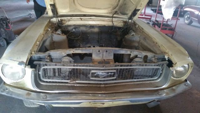 1968 ford mustang v8 project car