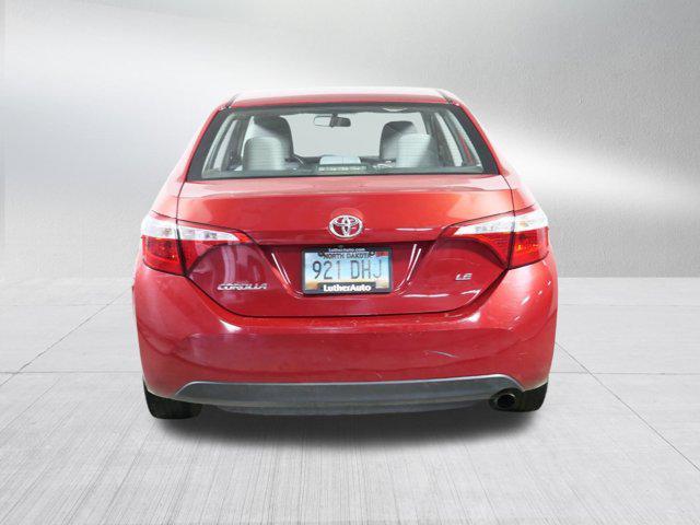 2016 toyota corolla le