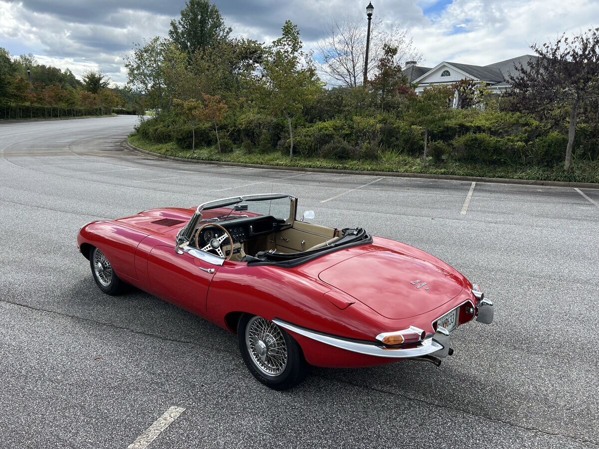 1967 jaguar xke convertible red