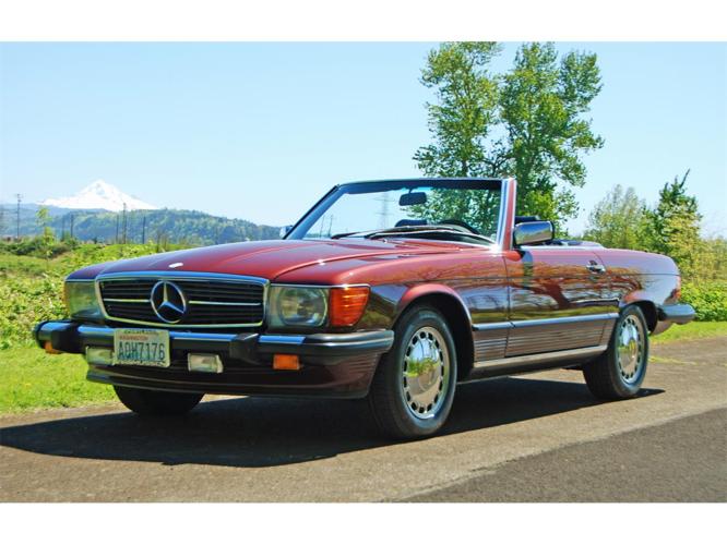 1987 mercedes-benz 560sl in portland, oregon
