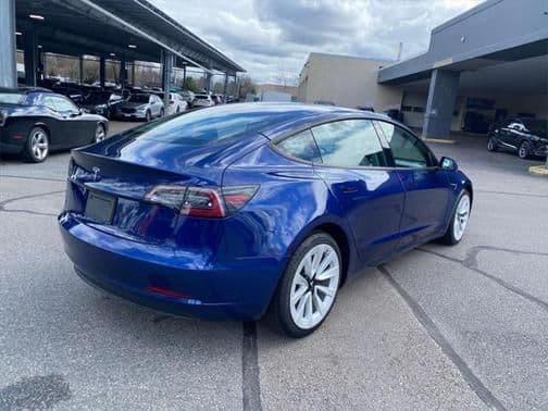 2022 tesla model 3 base 4dr rear-wheel drive sedan in canton, massachusetts
