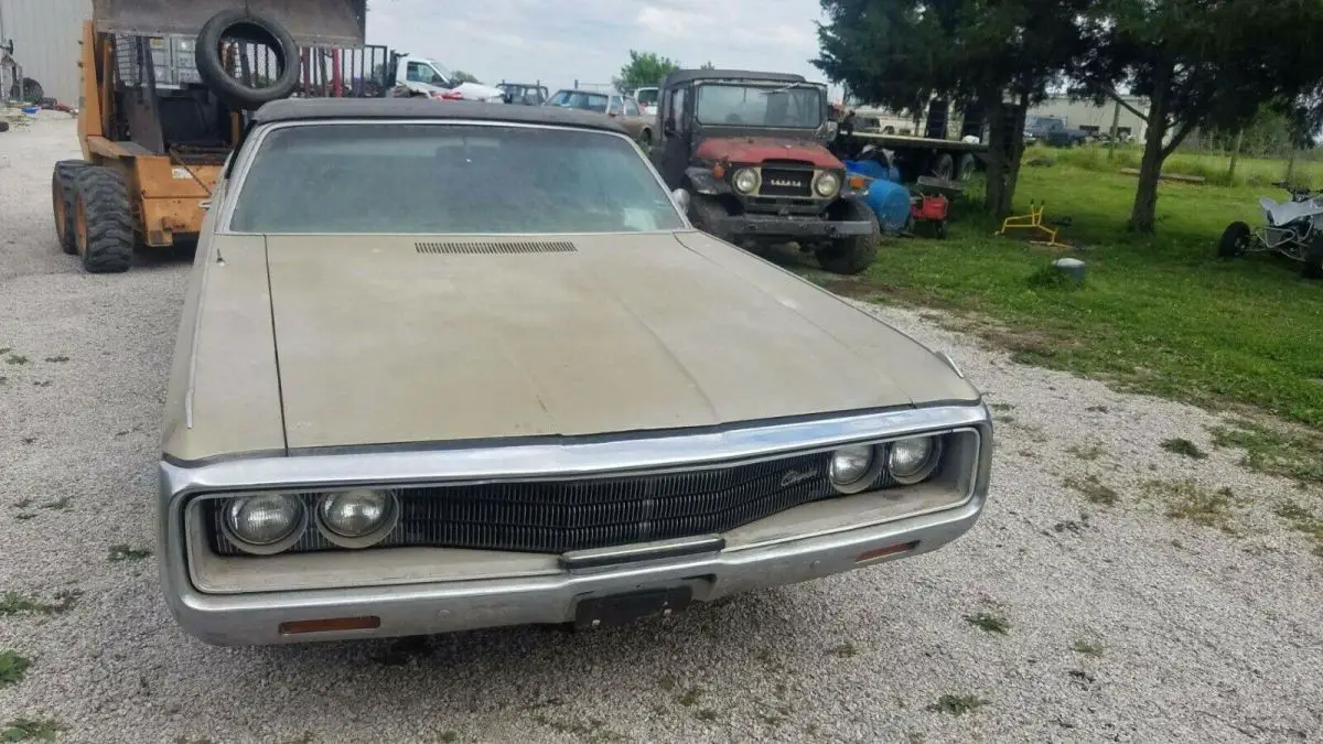 1970 chrysler newport convertible barn find big block