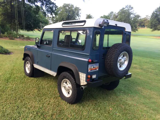 1989 land rover defener 90 arles blue