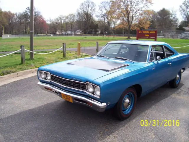 hemi 1968 plymouth roadrunner,426 ,727,dana 60, real deal j code