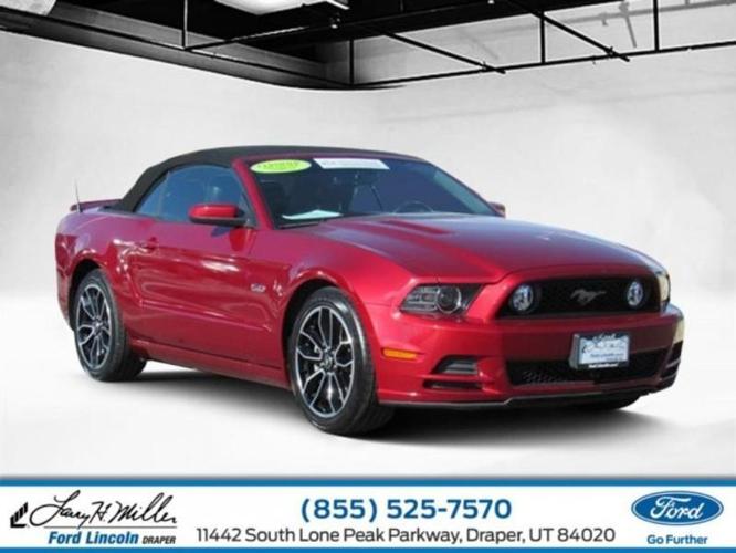2014 ford mustang gt gt 2dr convertible for sale in draper, utah