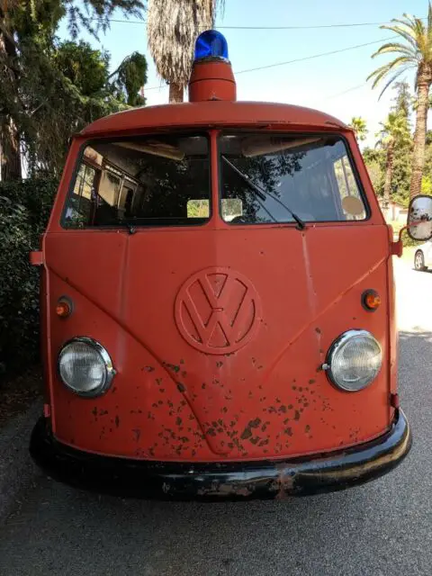 1963 volkswagen double door panel fire bus / feuerbus