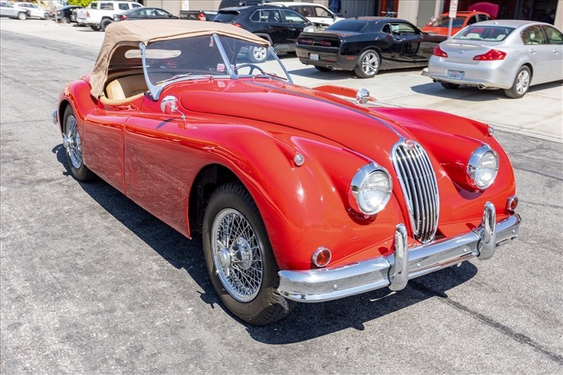1955 jaguar xk140 mc roadster 5-speed