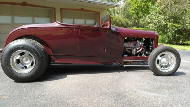 1929 ford roadster. steel brookeville body. model a. hot rod. fresh build