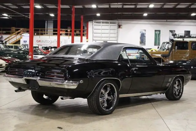 1969 pontiac firebird 41947 miles black coupe 350 v8 automatic