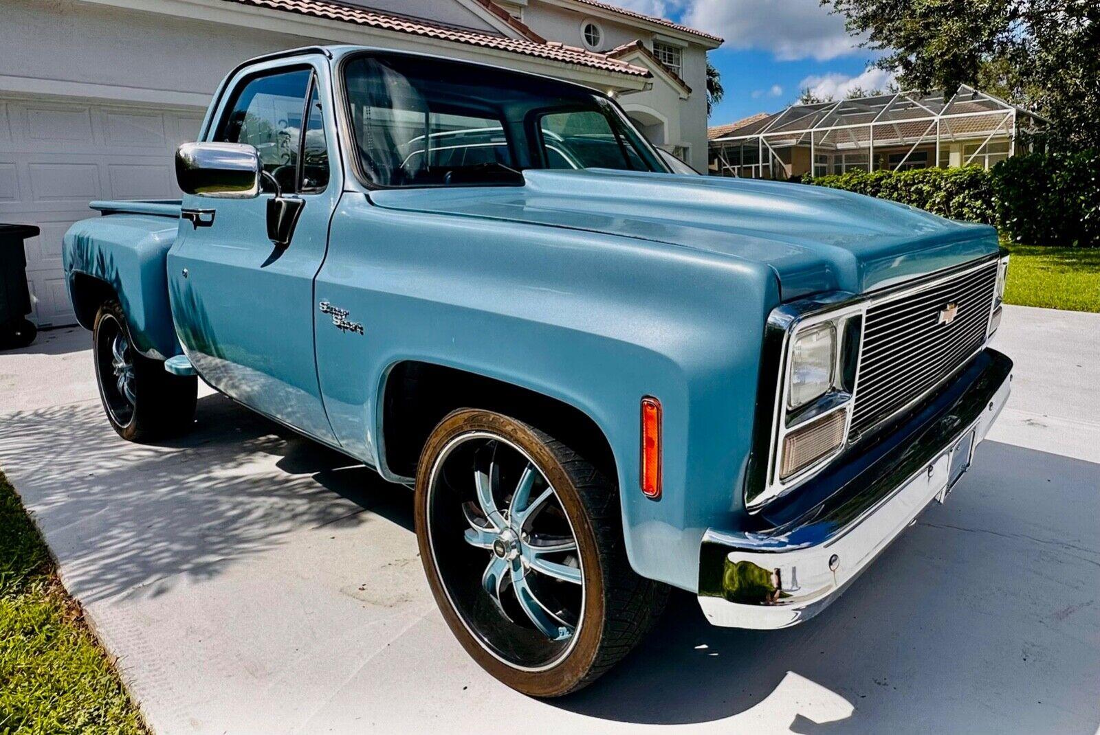 1976 chevrolet c 10 clean title 305 v8 engine