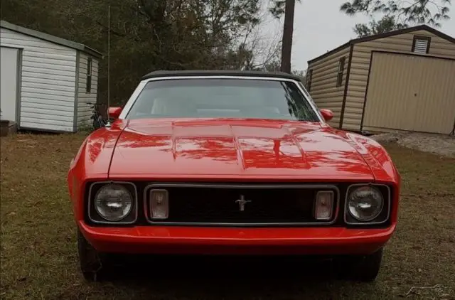 1973 ford mustang convertible, 351 cleveland, 3-speed automatic transmission