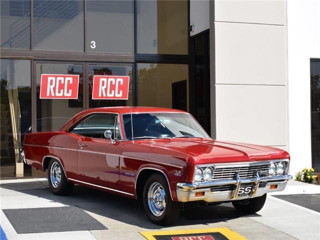 1966 chevrolet impala 13,427 miles red manual
