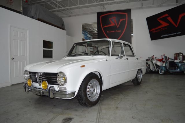 1970 alfa romeo giulia ti 1300 white great deal!
